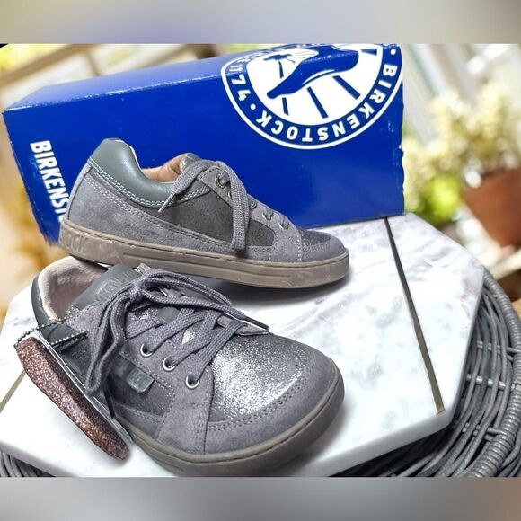 NEW BIRKENSTOCK Leather Kids Toddler Supportive Sneakers Shoes Size EU 29 US 11 - Picture 14 of 15